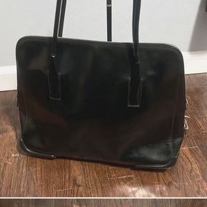 Vintage Prada Black Leather